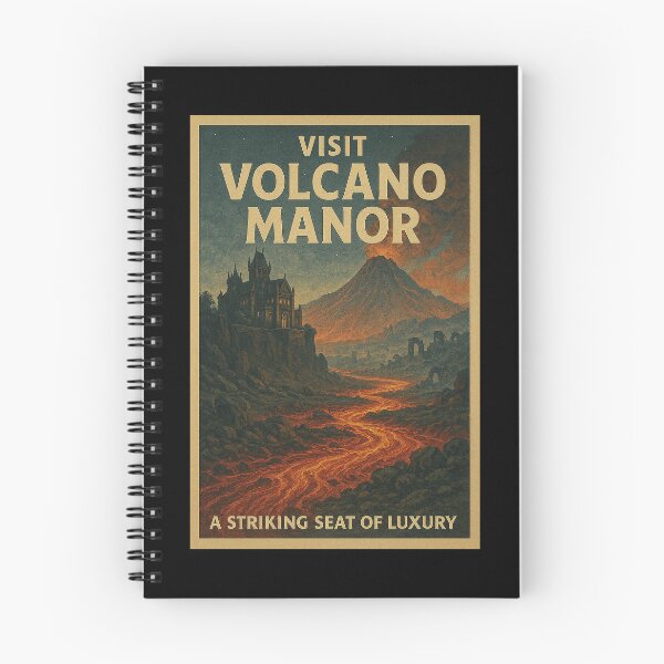 Item preview, Visit Volcano Manor — A Striking Seat of Luxury designed and sold by ChickenFund.