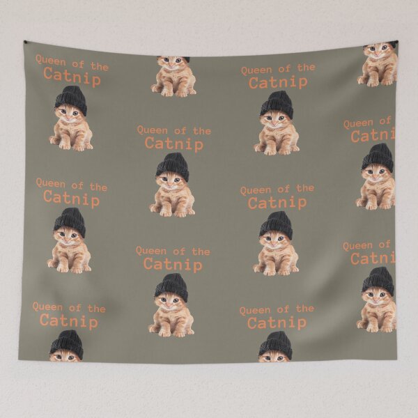 Item preview, Queen of the Catnip baby cats. designed and sold by "Vibe & Style Merch".