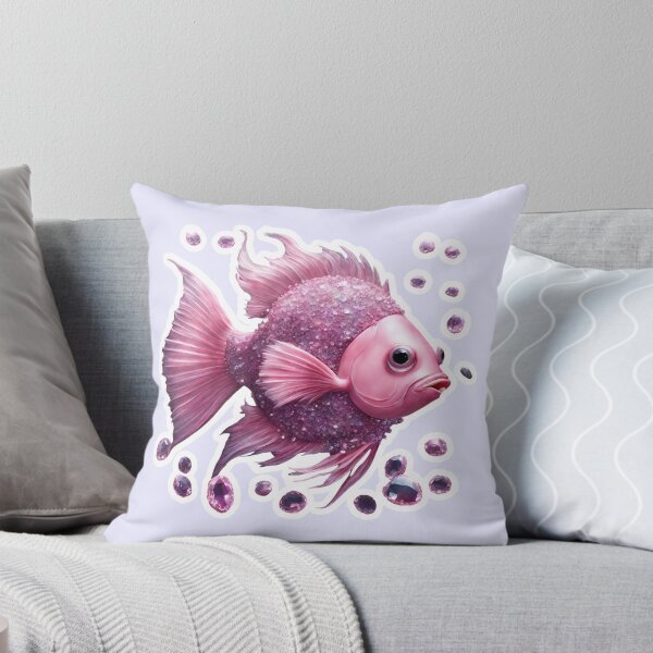 Item preview, Beautiful Pink Fish, Zodiac Water Sign Pisces designed and sold by Sugar Wisdom .