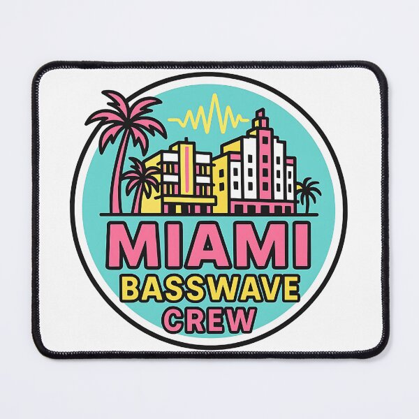 Item preview, Miami Basswave Crew – Retro Bass Music  designed and sold by |TRSSHOP|.