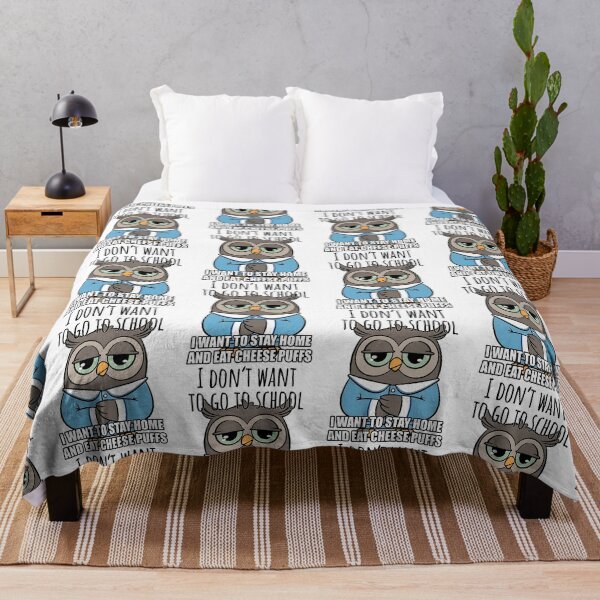 Item preview, Lazy Owl – Funny School Snack Mood Cute Humor designed and sold by Taans-Creation.