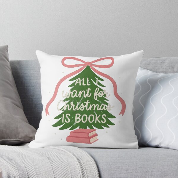 Item preview, All I want for Christmas is Books Aesthetic bookish illustration  designed and sold by Emeearts.