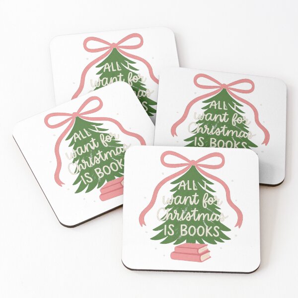 Item preview, All I want for Christmas is Books Aesthetic bookish illustration  designed and sold by Emeearts.
