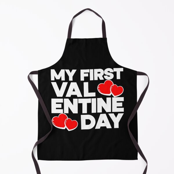 Item preview, MY FIRST VALENTINE DAY, Typography Valentine's Day quotes design for Lovers, W designed and sold by HGstudioDesign.