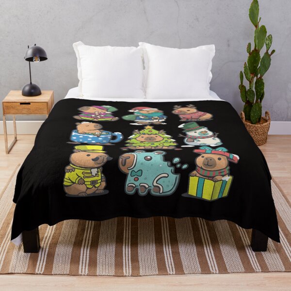 Item preview, Christmas Capybara, Funny Xmas Capybaras, Cappy Holidays Unisex designed and sold by DesignDenDo ⭐⭐⭐⭐⭐.