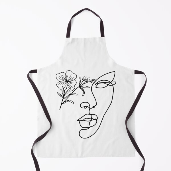 Item preview, woman’s face surrounded by delicate flowers designed and sold by AchraffPrint.