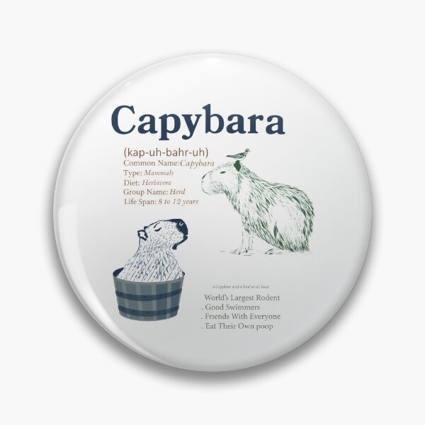 Item preview, Vintage Capybara, Science Theme Graphic designed and sold by DesignDenDo ⭐⭐⭐⭐⭐.