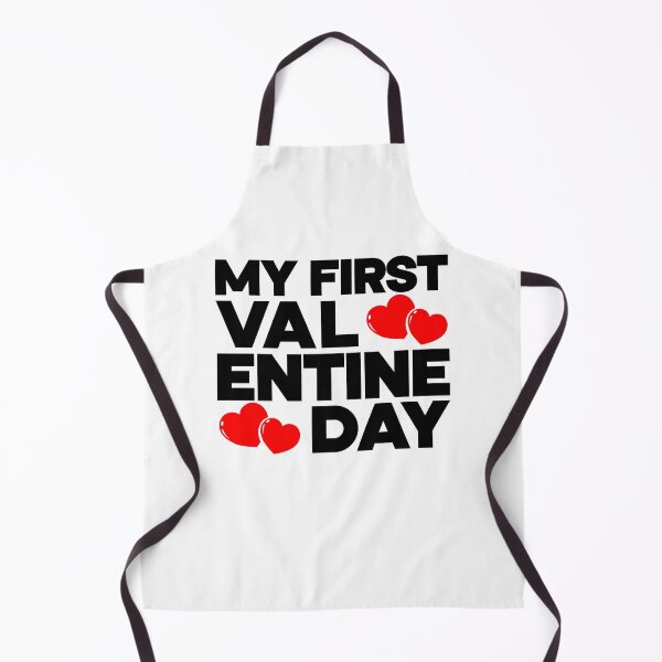 Item preview, MY FIRST VALENTINE DAY, Typography Valentine's Day quotes design for Lovers designed and sold by HGstudioDesign.