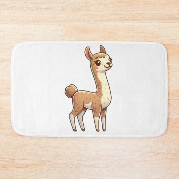 Item preview, Cute Vicuña Sticker – Adorable Andean Animal Art designed and sold by LunaPixelStudio.