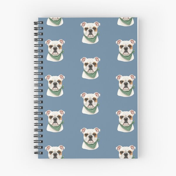 Item preview, Bulldog With Bandana – Calm & Charming Dog Illustration designed and sold by kimbo1106.