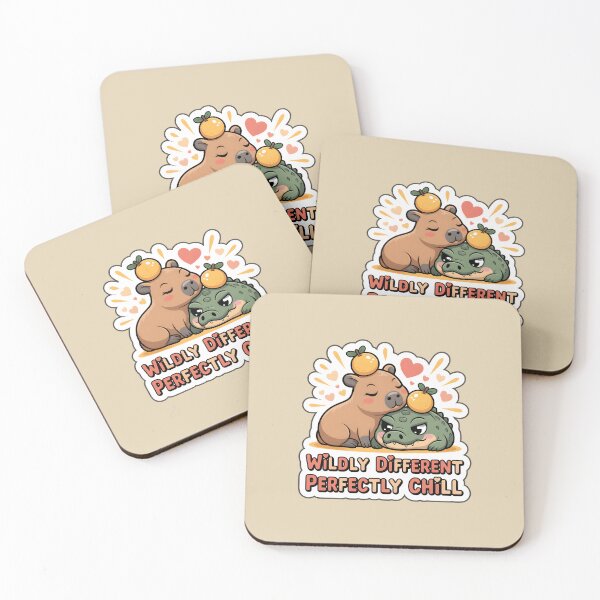 Item preview, Valentine Wildly Different Perfectly Chill Cute Animal Couple Sticker  Funny Valentine Gift designed and sold by Nuist25.