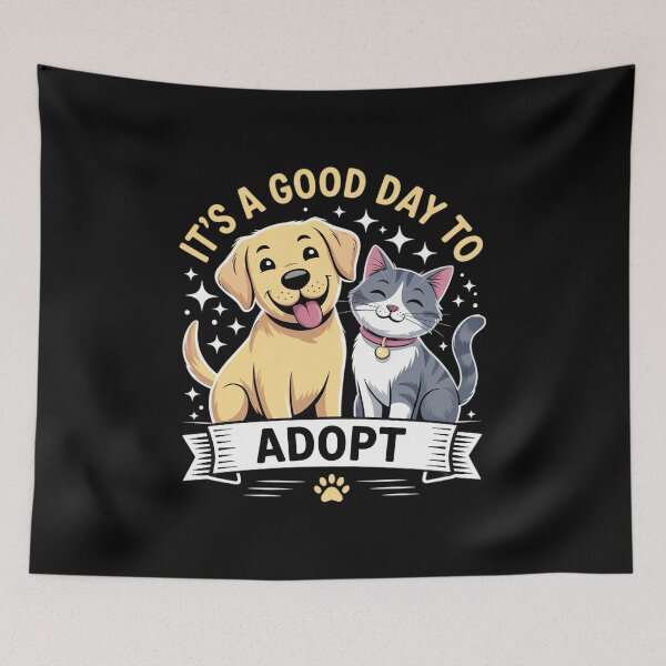 Item preview, It's A Good Day To Adopt Animal Rescue Shelter Cats Dogs  designed and sold by MyzoToyota.
