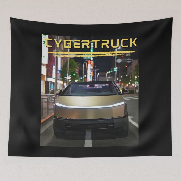 Item preview, cybertruck artwork designed and sold by TEEJAMBOREE.