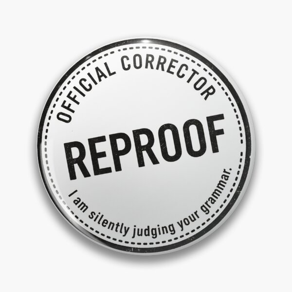 Item preview, Official Grammar Corrector Reproof T-Shirt | Funny Editor Gift | Word Nerd Sarcasm designed and sold by LoupeRout.