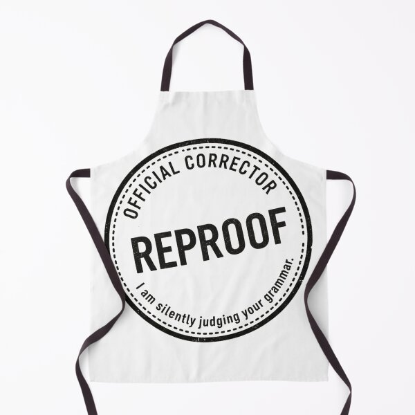 Item preview, Official Grammar Corrector Reproof T-Shirt | Funny Editor Gift | Word Nerd Sarcasm designed and sold by LoupeRout.