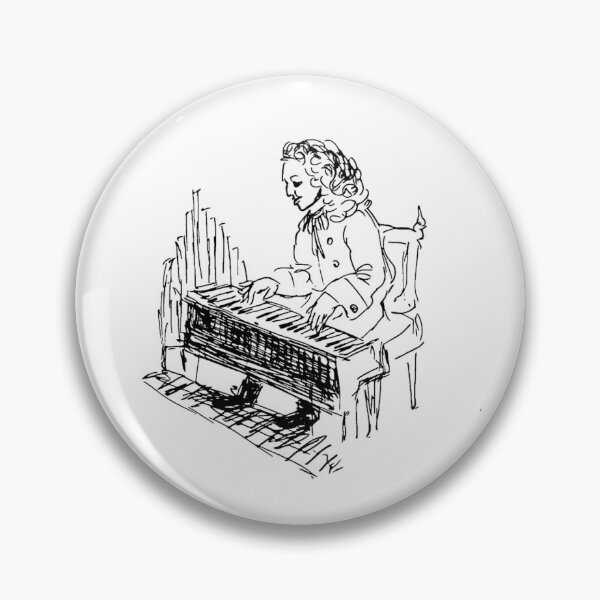 Item preview, The Organist  - The Bevilaqua original Ink  designed and sold by Helios Be. Lavsh.