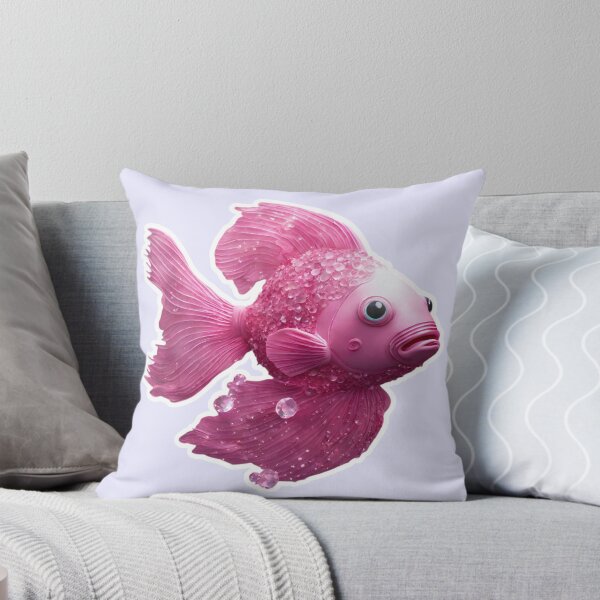 Item preview, Beautiful Pink Fish, Zodiac Water Sign Pisces designed and sold by Sugar Wisdom .