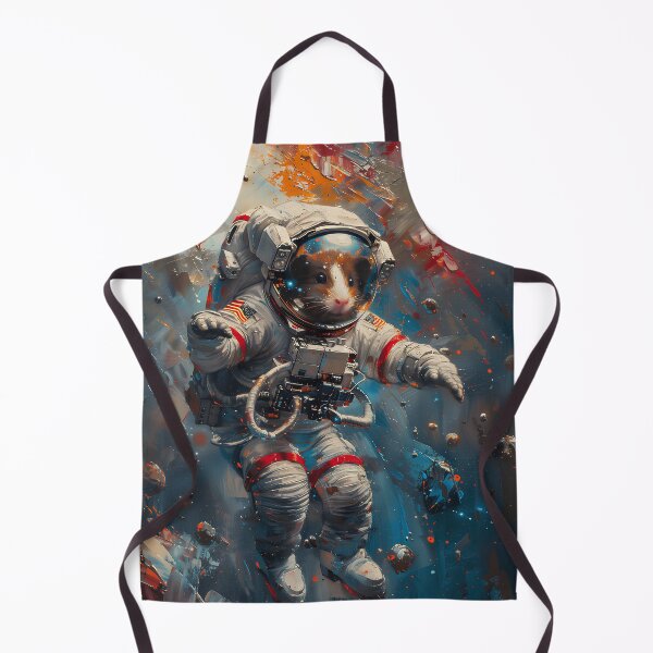 Item preview, Guinea Pig Painting in Astronaut Suit Floating in Space designed and sold by CuongArtLab.