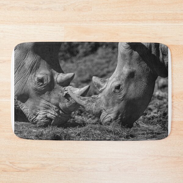 Item preview, Clashing Rhinos - Horns Crossed (Tamron 150-600 Telephoto Detail) designed and sold by DavidBuitragoCobo.