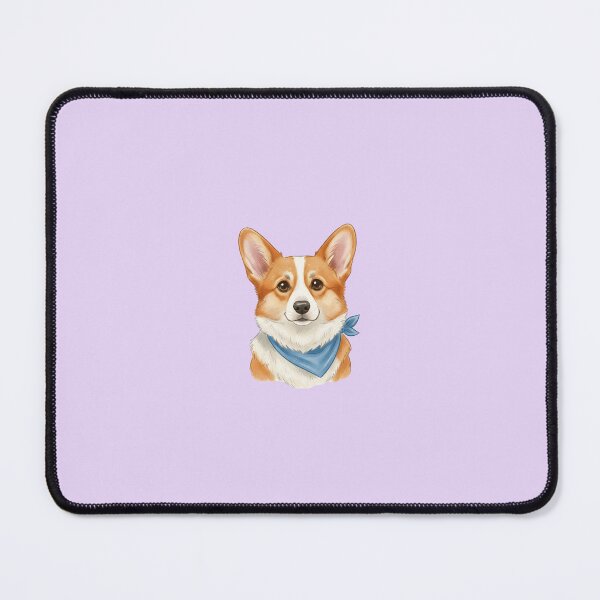Item preview, Corgi With Bandana – Playful & Loyal Dog Illustration designed and sold by kimbo1106.