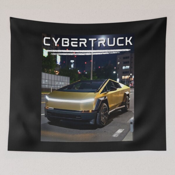 Item preview, cybertruck artwork designed and sold by TEEJAMBOREE.