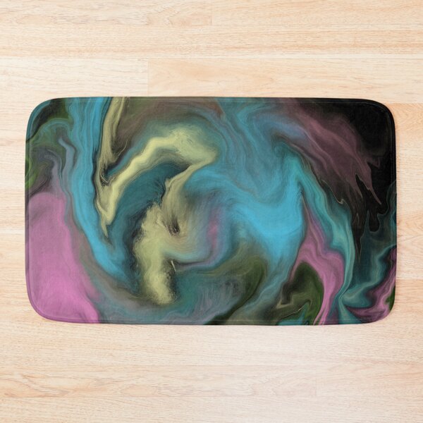 Item preview, Galaxy - cosmic play of colors abstract modern in black, blue, pink and green designed and sold by Susanna Schorr.