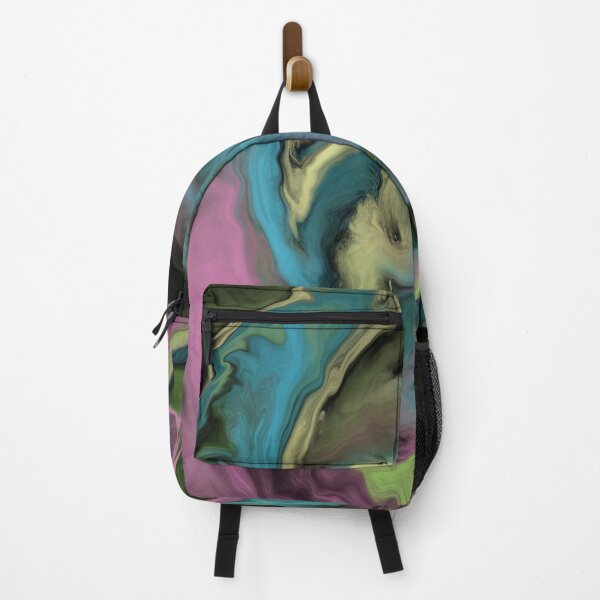 Item preview, Galaxy - cosmic play of colors abstract modern in black, blue, pink and green designed and sold by Susanna Schorr.