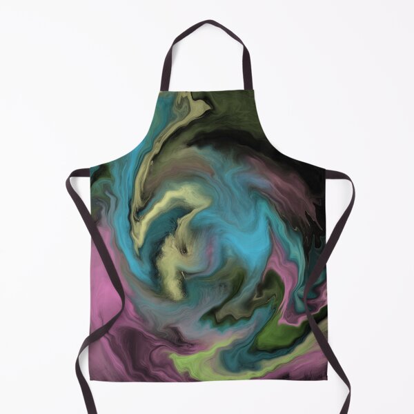 Item preview, Galaxy - cosmic play of colors abstract modern in black, blue, pink and green designed and sold by Susanna Schorr.