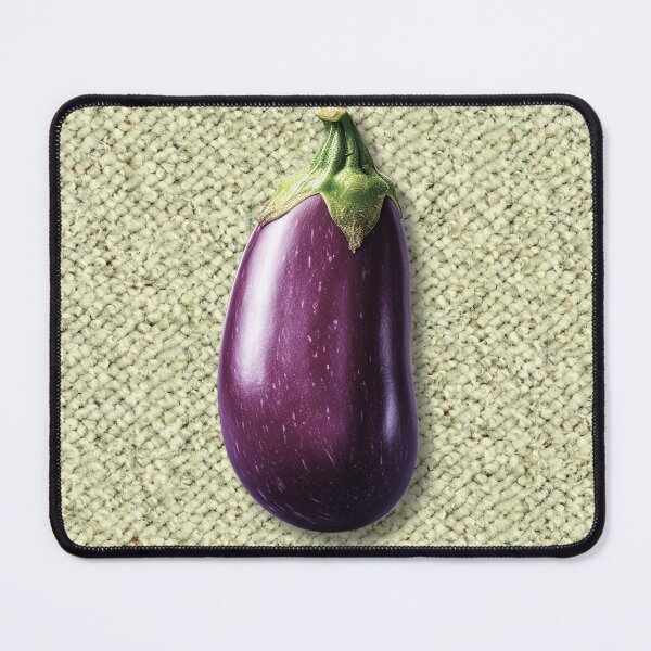 Item preview, Purple Eggplant on a Gray Carpet designed and sold by TackyTime.
