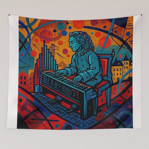 Item preview,  The Organist  - The Bevilaqua original Ink variation#1 designed and sold by Helios Be. Lavsh.