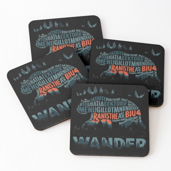 Item preview, National Parks USA - Bear - Born To Wander National Parks 1  designed and sold by KotexTemu.