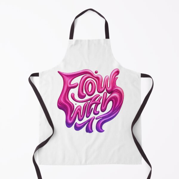 Item preview, Flow With It - Liquid Typography Art designed and sold by MKreative Studio.