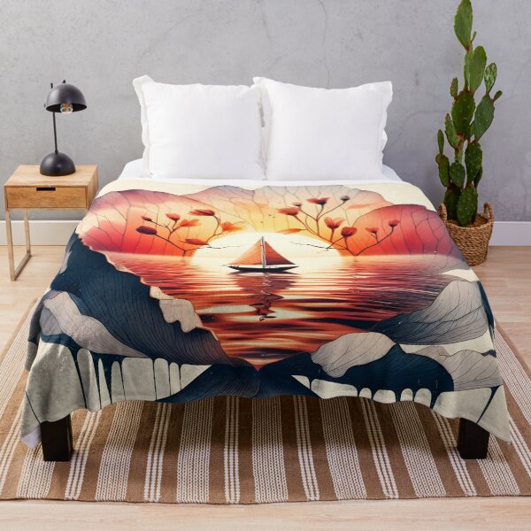 Item preview, Flower Boat, Ai Generated Art  designed and sold by ACC .