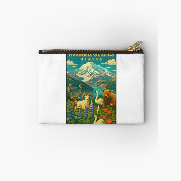 Item preview, Wrangell–St. Elias Alaska Mountain Sticker designed and sold by Ismeal Von.