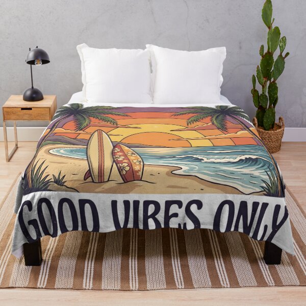Item preview, Good Vibes Only Tropical Sunset Beach Design designed and sold by SoulenCify.
