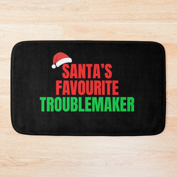 Item preview, Santa’s Favourite Troublemaker Funny Christmas Design designed and sold by UrbanFoxMerch.