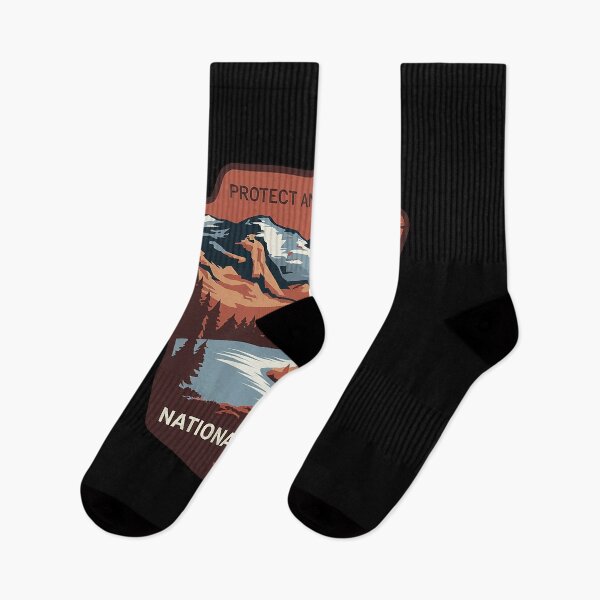 Item preview, Protect and Save our National Parks Mountains and Sunset  designed and sold by KotexTemu.