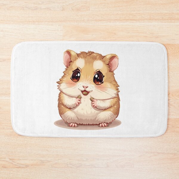 Item preview, Adorable Chubby Hamster with Big Sparkling Eyes designed and sold by atirutbeam.