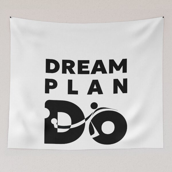 Item preview, Motorbike Art with Dream Plan Do Message designed and sold by Combat Skies.