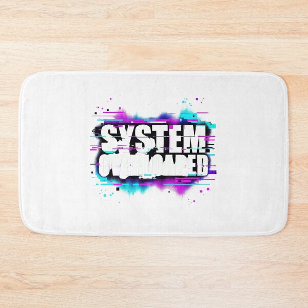 Item preview, SYSTEM OVERLOADED – Retro VHS Glitch Distortion Tee designed and sold by EcoArtTees.