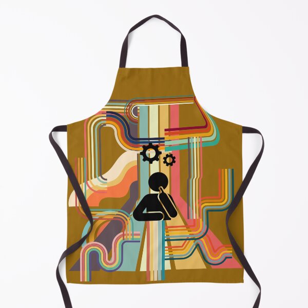Item preview, Abstract Thinking Human - Searching for Direction in a Modern Technological World. designed and sold by LunaPrintCo.