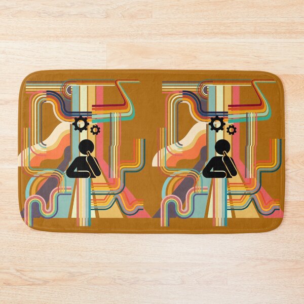 Item preview, Abstract Thinking Human - Searching for Direction in a Modern Technological World. designed and sold by LunaPrintCo.