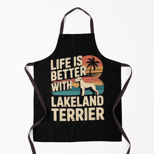 Item preview, Life Better Lakeland Terrier Vintage Dog Mom Dad designed and sold by NailMolisa.
