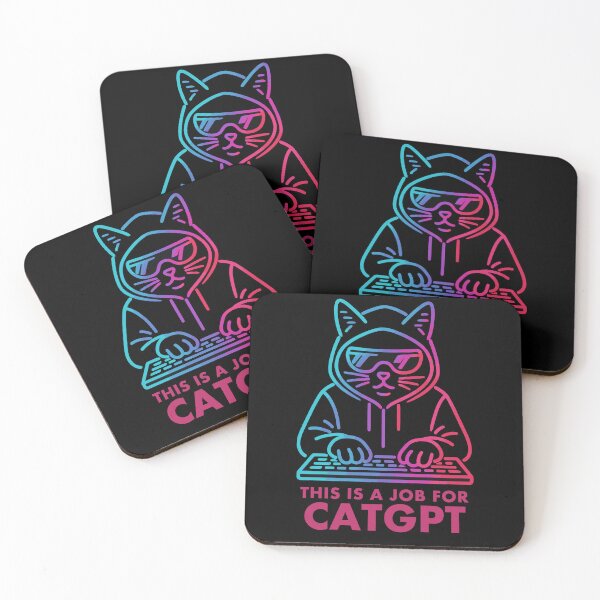 Item preview, CatGPT Keyboard Hustle designed and sold by ArtEmotionsImages.