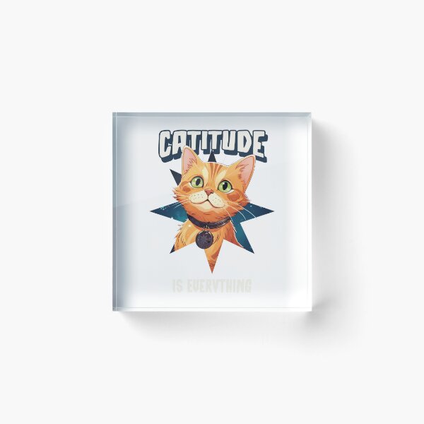 Item preview, Catitude Is Everything baby cats. designed and sold by "Vibe & Style Merch".
