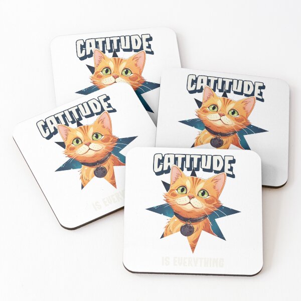 Item preview, Catitude Is Everything baby cats. designed and sold by "Vibe & Style Merch".