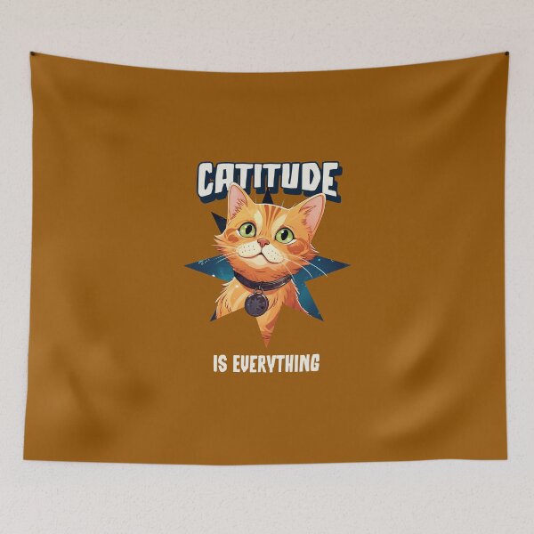 Item preview, Catitude Is Everything baby cats. designed and sold by "Vibe & Style Merch".
