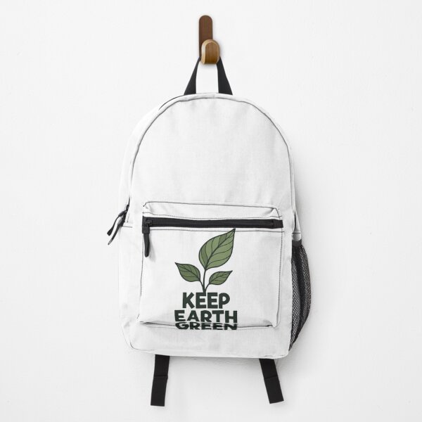 Item preview, Keep Earth Green – Minimal Eco Friendly Nature Tee designed and sold by EcoArtTees.