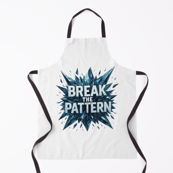 Item preview, Break the Pattern - Futuristic Crystal Explosion Typography designed and sold by MKreative Studio.