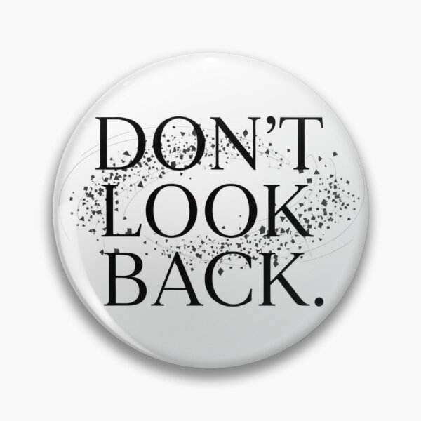 Item preview, DON'T LOOK BACK T-shirt | Minimalist Motivation, Future Focus & Perseverance Quote Tee designed and sold by MINIMA.LIGN.